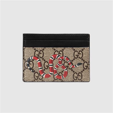 gucci card holders|gucci card holder with snake.